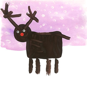  Reindeer - Art - Christmas Cards - Creation Art Cards