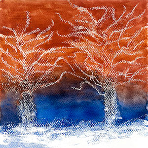 Winter Trees - Creation Art Cards