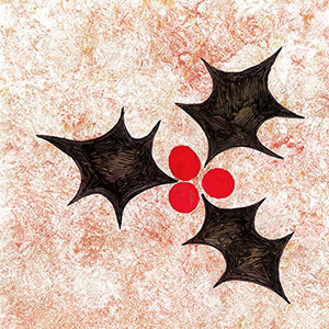 Christmas Holly - School Christmas Card Project - Creation Art Cards