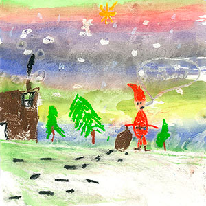 Father Christmas - Personalised Christmas Card Home Project